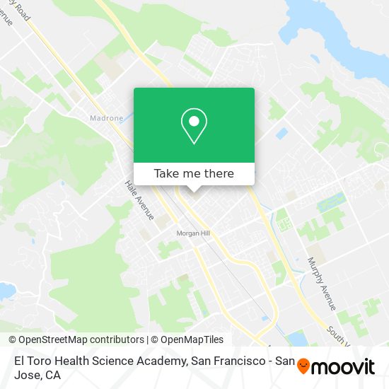 Mapa de El Toro Health Science Academy