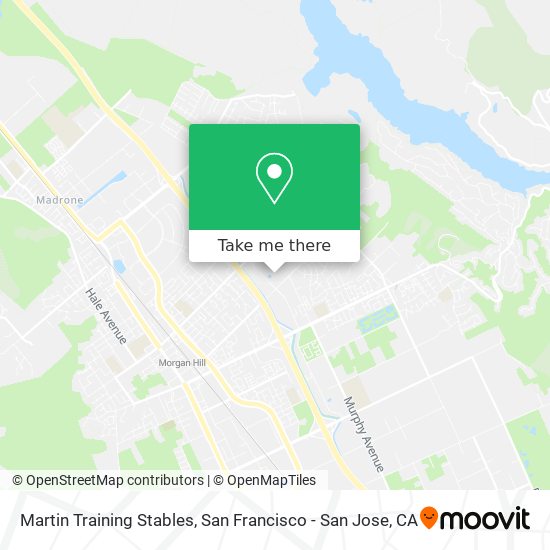 Martin Training Stables map