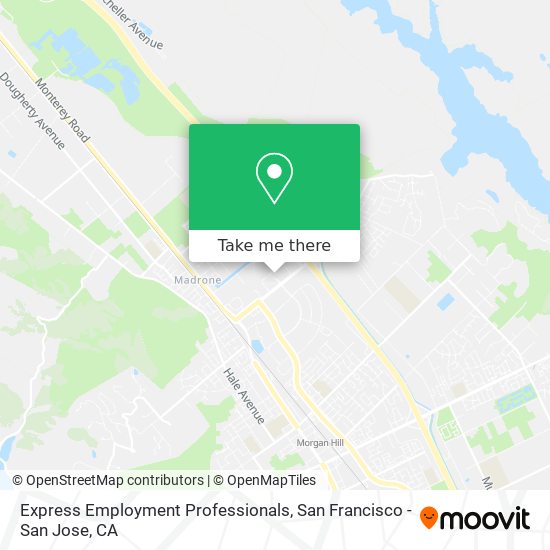 Express Employment Professionals map