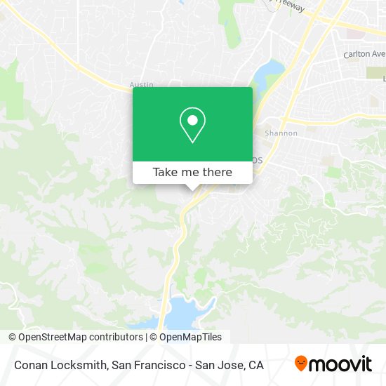 Conan Locksmith map