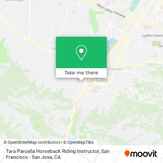 Mapa de Tara Parcella Horseback Riding Instructor