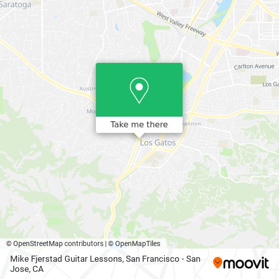 Mapa de Mike Fjerstad Guitar Lessons