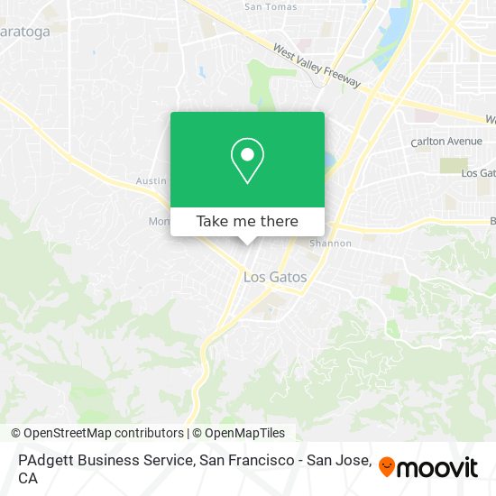 Mapa de PAdgett Business Service