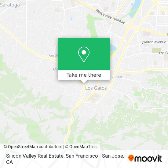 Silicon Valley Real Estate map