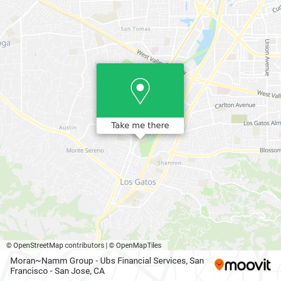 Mapa de Moran~Namm Group - Ubs Financial Services
