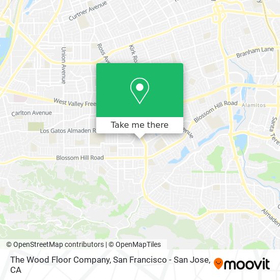 The Wood Floor Company map