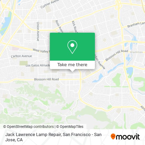 Jack Lawrence Lamp Repair map