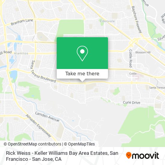 Mapa de Rick Weiss - Keller Williams Bay Area Estates