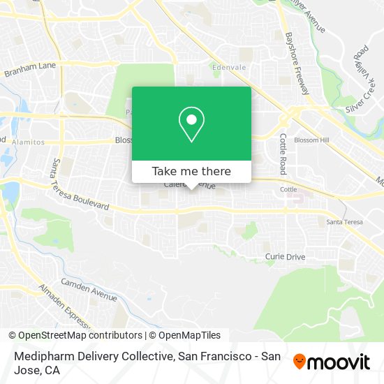 Medipharm Delivery Collective map