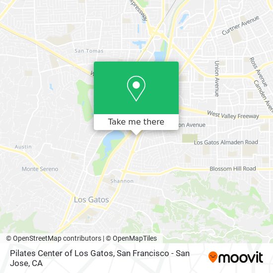 Pilates Center of Los Gatos map