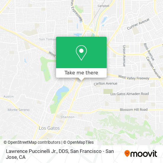 Lawrence Puccinelli Jr., DDS map