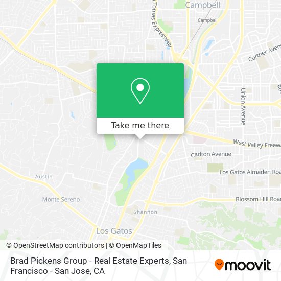 Brad Pickens Group - Real Estate Experts map