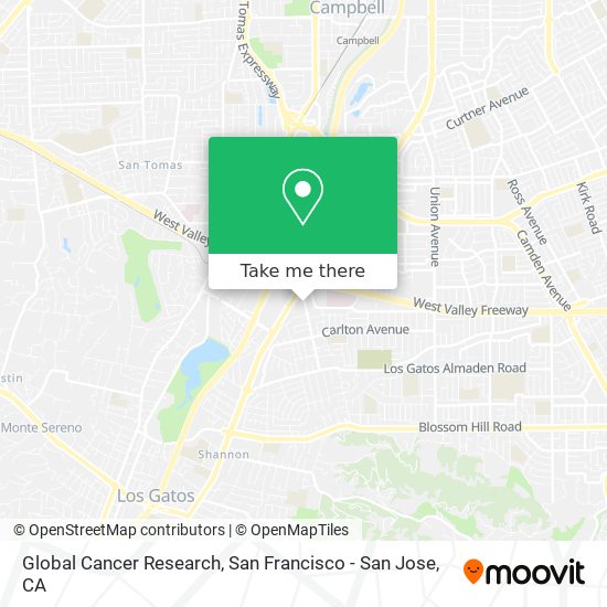 Mapa de Global Cancer Research