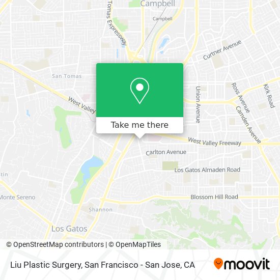 Liu Plastic Surgery map