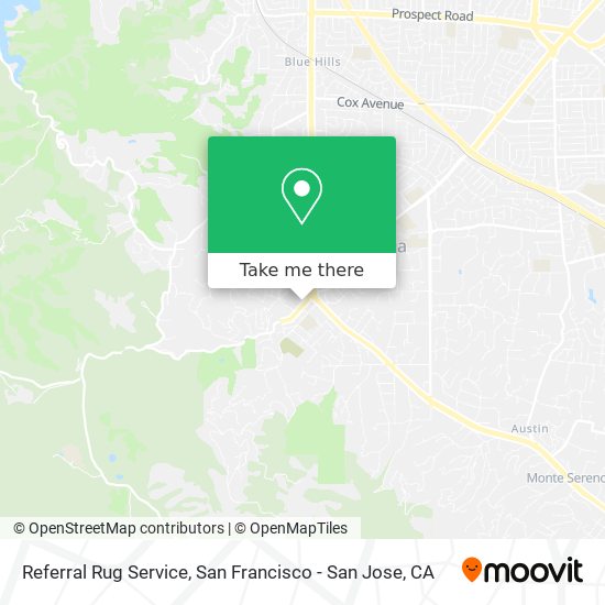 Referral Rug Service map