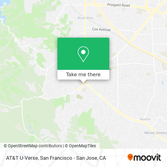 AT&T U-Verse map