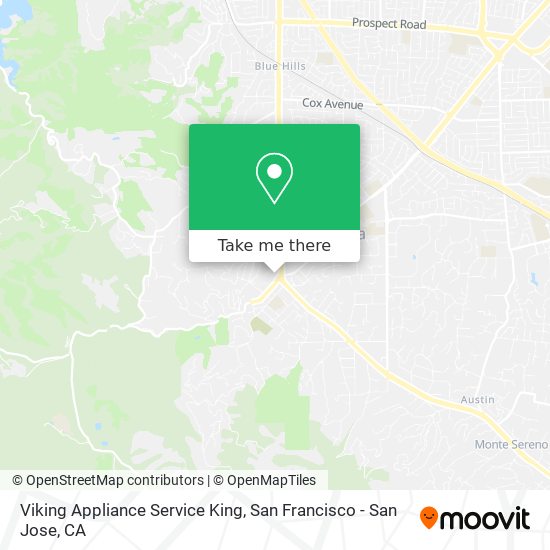 Viking Appliance Service King map