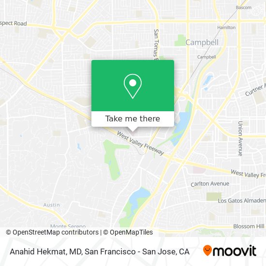 Anahid Hekmat, MD map