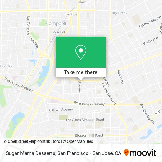 Sugar Mama Desserts map