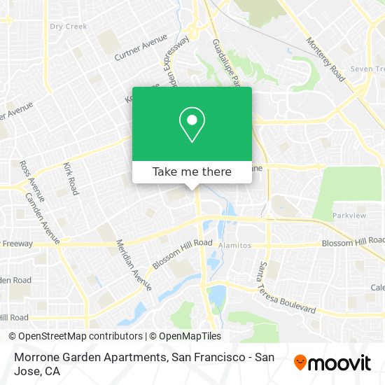 Mapa de Morrone Garden Apartments