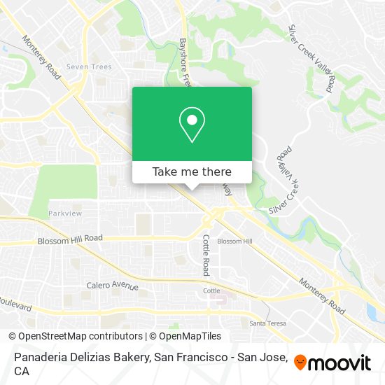 Panaderia Delizias Bakery map