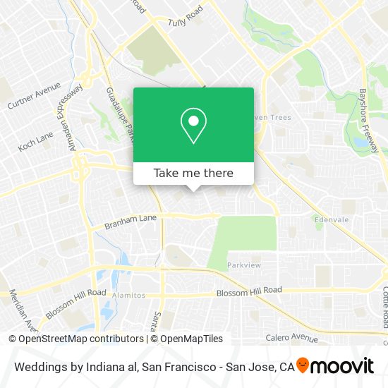 Mapa de Weddings by Indiana al