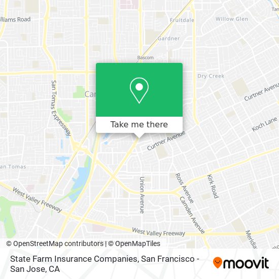 State Farm Insurance Companies map