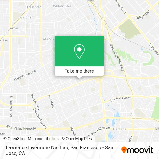 Lawrence Livermore Nat Lab map