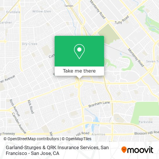 Mapa de Garland-Sturges & QRK Insurance Services