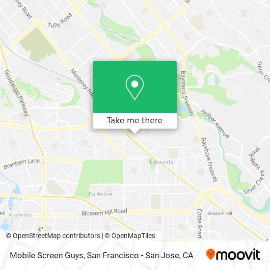 Mobile Screen Guys map