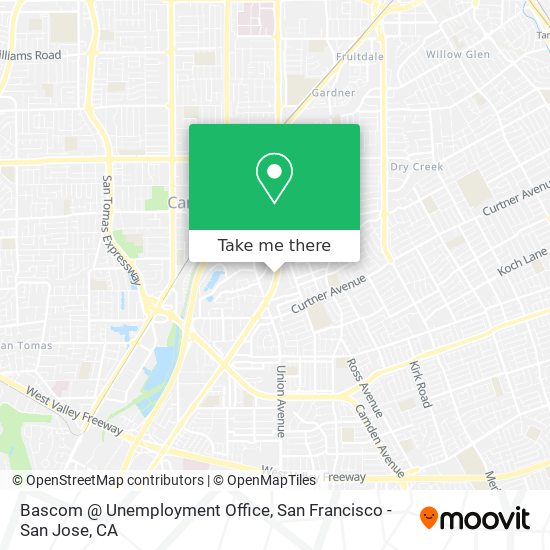 Bascom @ Unemployment Office map