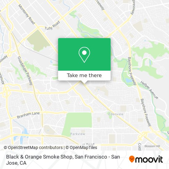 Mapa de Black & Orange Smoke Shop