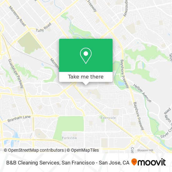 B&B Cleaning Services map