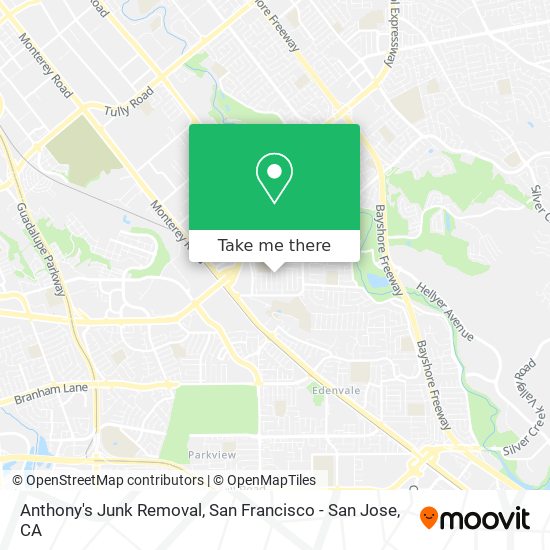 Mapa de Anthony's Junk Removal
