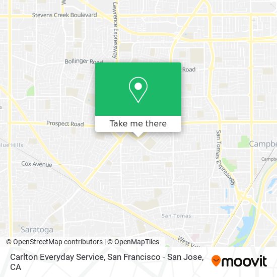 Mapa de Carlton Everyday Service