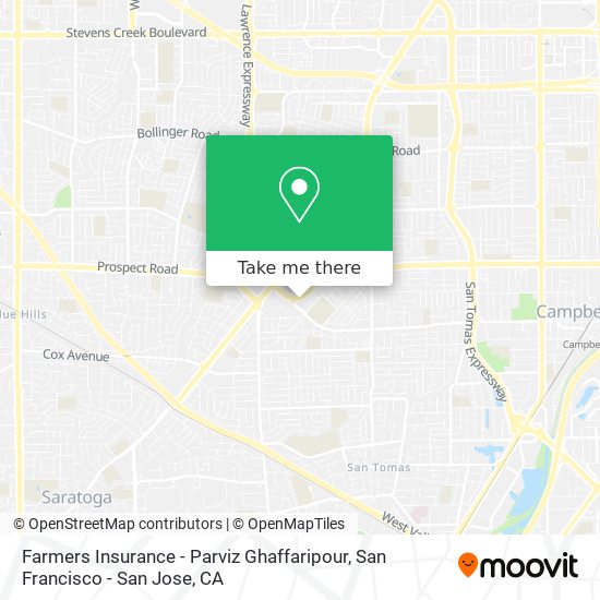 Mapa de Farmers Insurance - Parviz Ghaffaripour