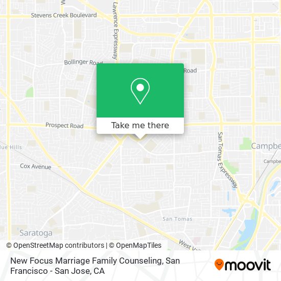 Mapa de New Focus Marriage Family Counseling