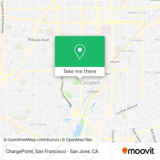 Mapa de ChargePoint