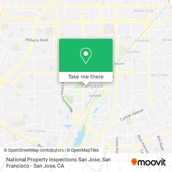 National Property Inspections San Jose map