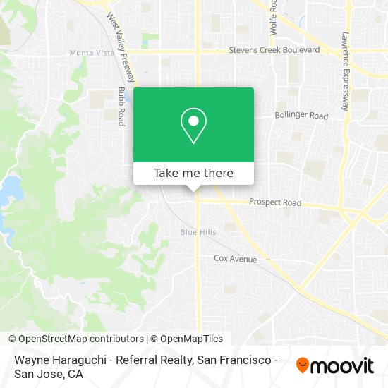 Mapa de Wayne Haraguchi - Referral Realty