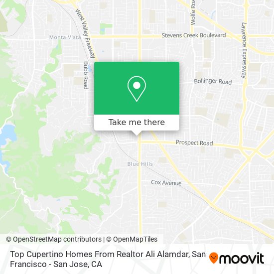 Top Cupertino Homes From Realtor Ali Alamdar map