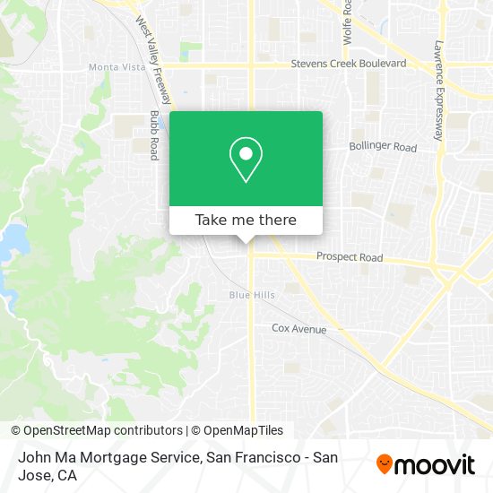 John Ma Mortgage Service map