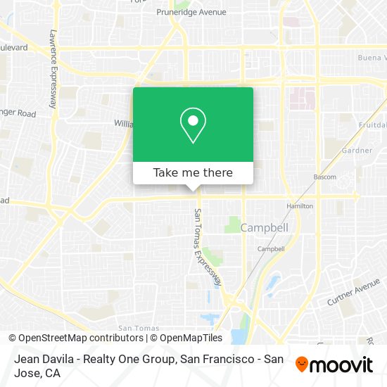 Mapa de Jean Davila - Realty One Group