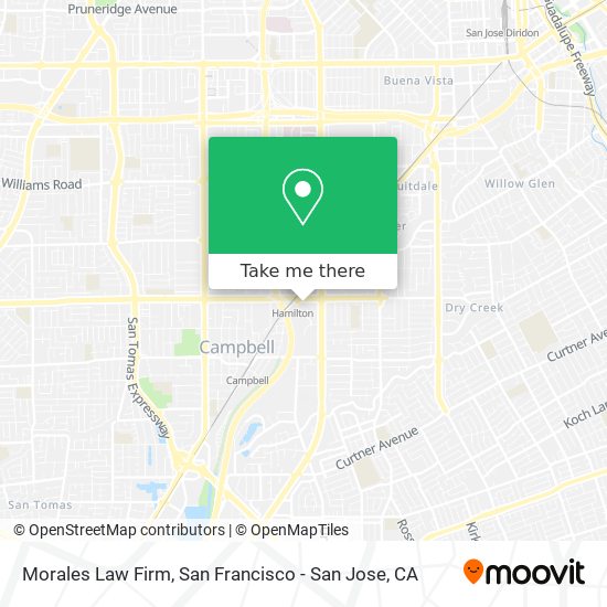 Morales Law Firm map