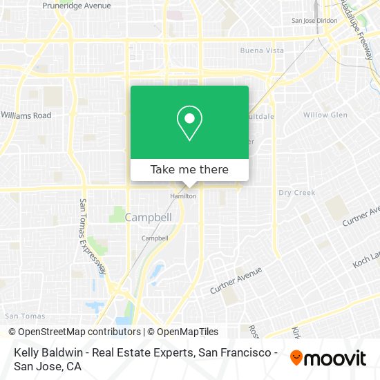 Kelly Baldwin - Real Estate Experts map