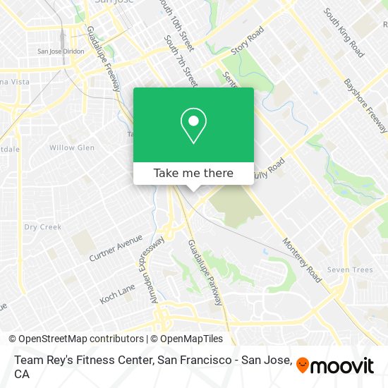 Mapa de Team Rey's Fitness Center