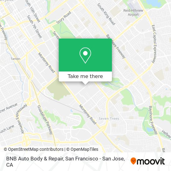 BNB Auto Body & Repair map