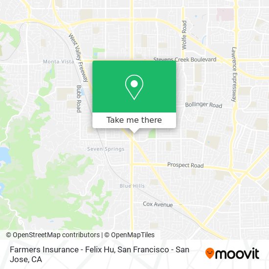 Farmers Insurance - Felix Hu map