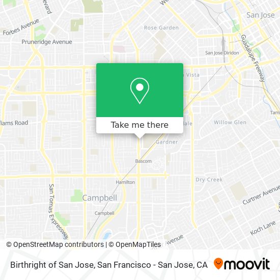 Birthright of San Jose map