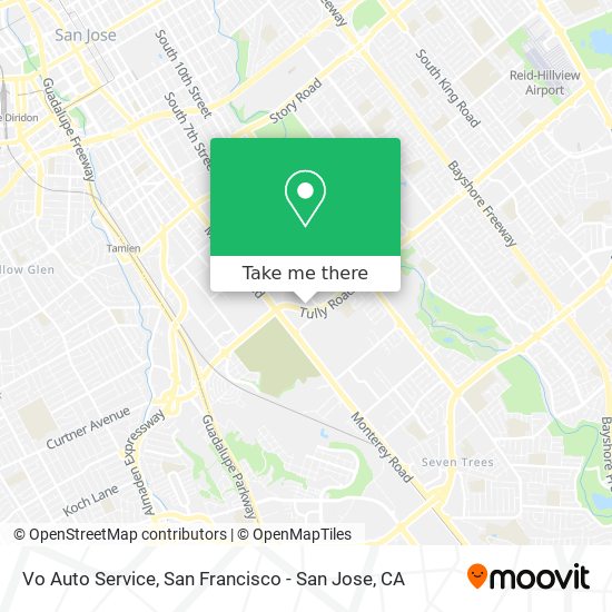 Vo Auto Service map